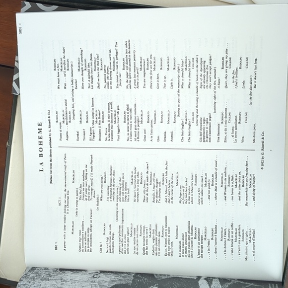 Puccini La Bohème Vinyl Record Set - Picture 4 of 7